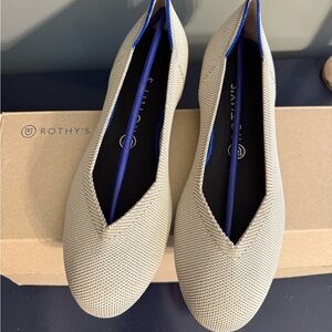 Rothy's Ballet Flat- Flax Bird’s Eye | Size 10 | NIB